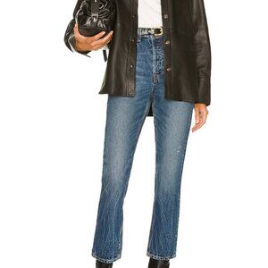 GRLFRND Karolina High Rise Straight Crop Jeans Size 26
